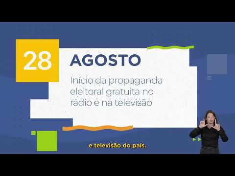Calendário eleitoral - propaganda eleitoral gratuita