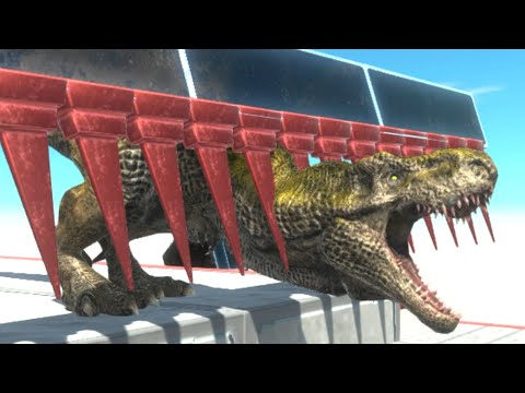 GIANT SPIKES Trap Who Can Dodge? ► Animal Revolt Battle Simulator