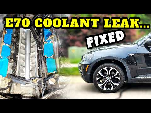 BMW X5 E70 4.8i Coolant pipe & Valley pan Install | N62 URO parts version | Part 9