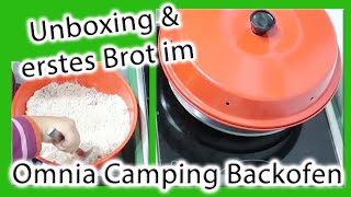 Unboxing | Omnia Camping Backofen | Brot Rezept | Kochen & Backen mit Ceranfeld im Zelt