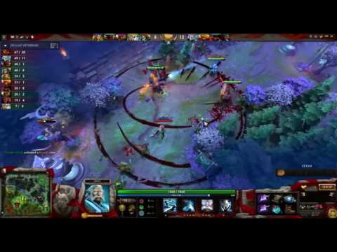 Dota 2 - Navi Dendi plays Zeus mid lane Sange And Yasha - Full Game