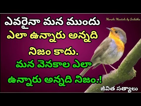 jeevitha sathyalu#226||Best motivational quotes||life quotations||Manchi Maatalu by Srilatha||