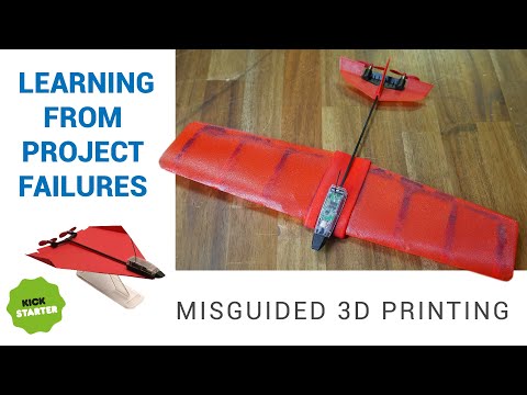 3D printed remote control plane: A learning experience
