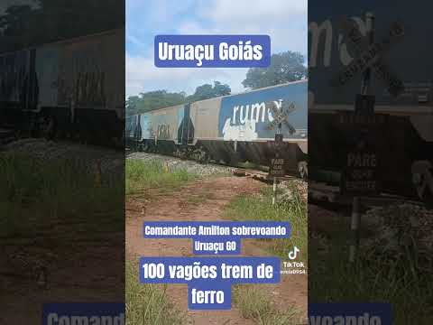 # trem de ferro 100 vagões Uruaçu GO