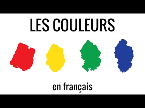 Les couleurs en français, fle – vocabulaire 10