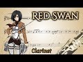 Shingeki no Kyojin Season 3 Opening - Red Swan (Clarinet)