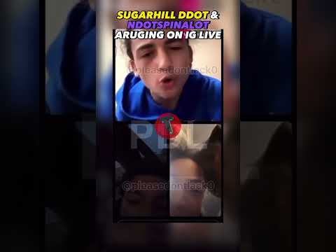 SugarhillDdot & Ndotspinalot Aruging On Instagram Live‼️ What Are Y'all Thoughts⁉️ #nyc #viral
