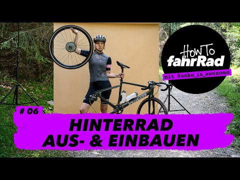 Removing and installing the rear wheel (without a work stand, but with a Lama!) – #6 How To fahrRad