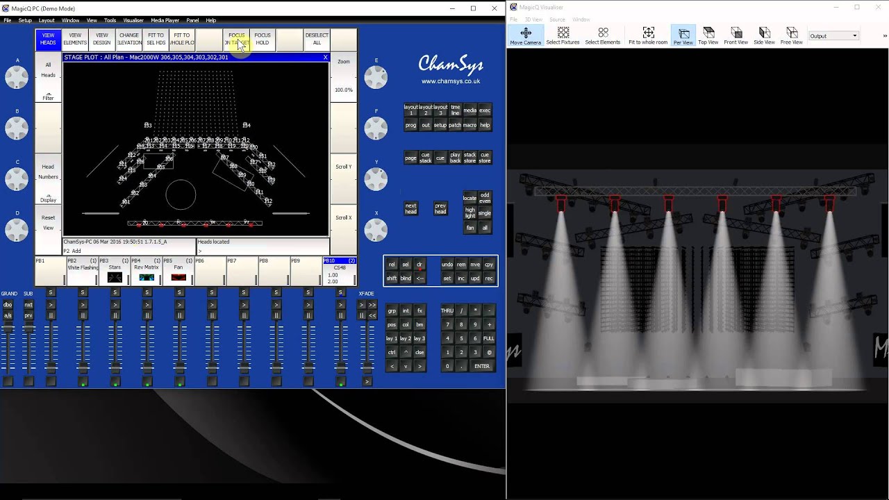 Plot Window - MagicQ features