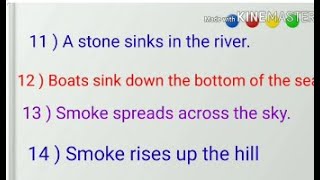 Class -5th Subject-English How Creatures Move Activities Page No.48 (Q.5,6 )