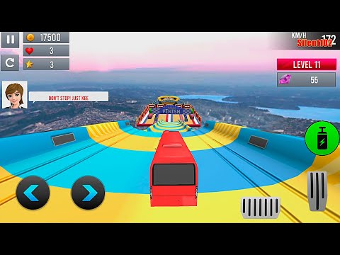 Bus Ramp Stunt Games: Impossible Bus Driving Games #2 - Android Gameplay