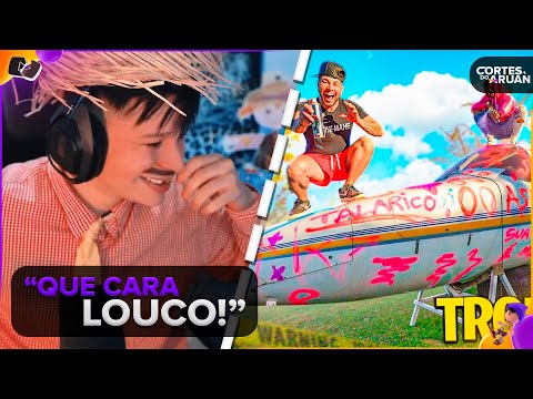 ARUAN REAGE: PIXEI O AVIÃO DO RENATO !! * é isso foi a última trolagem da casa * 😂 (LEO DA HORNET)