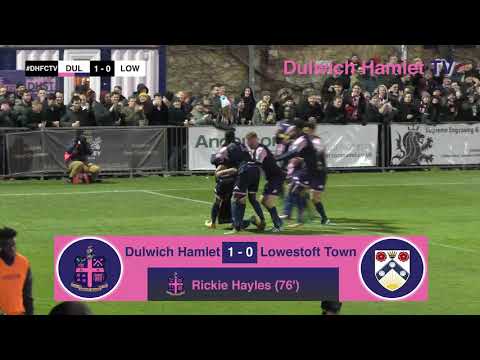 Dulwich Hamlet 1-0 Lowestoft Town, Bostik League Premier Division, 25/11/17 | Match Highlights