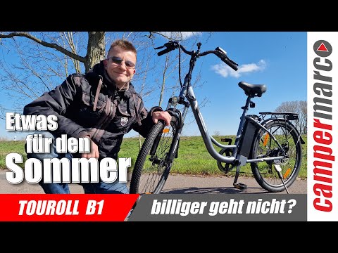 TOUROLL B1 E-BIKE | It doesn't get any cheaper, does it? | Affordable and for beginners #ebike #t...