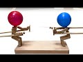 Balloon Bamboo Man Battle Review 2024 - Handmade Wooden Fencing Puppets
