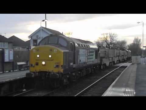 37667/37038 6C52 Heysham - Sellafield flasks 20th November 2012