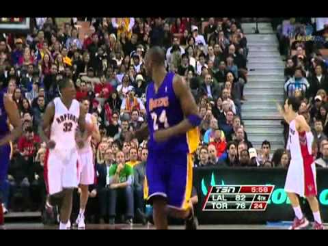 Kobe Highlights (27pts-Game Winner) vs.Raptors [02-12-12]