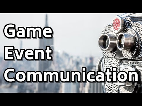 Communicating between game objects with the observer pattern