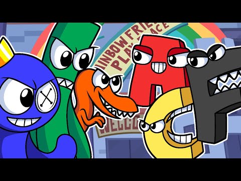 RAINBOW FRIENDS Vs. ALPHABET LORE! 🎤 FNF Animation