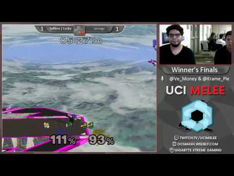 UCI 24 Winners Finals - Lucky (Fox) vs Santiago (Falco) - Super Smash Bros. Melee