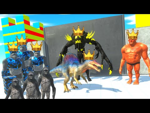 KING GHOR BROTHERS + PRIMATES CHALLENGE KING SCOURGE BATMAN + SPINO + HILL GIANT  -  ARBS