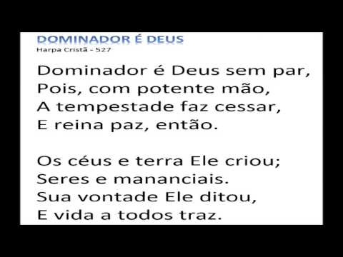 DOMINADOR É DEUS -  H.C. 527