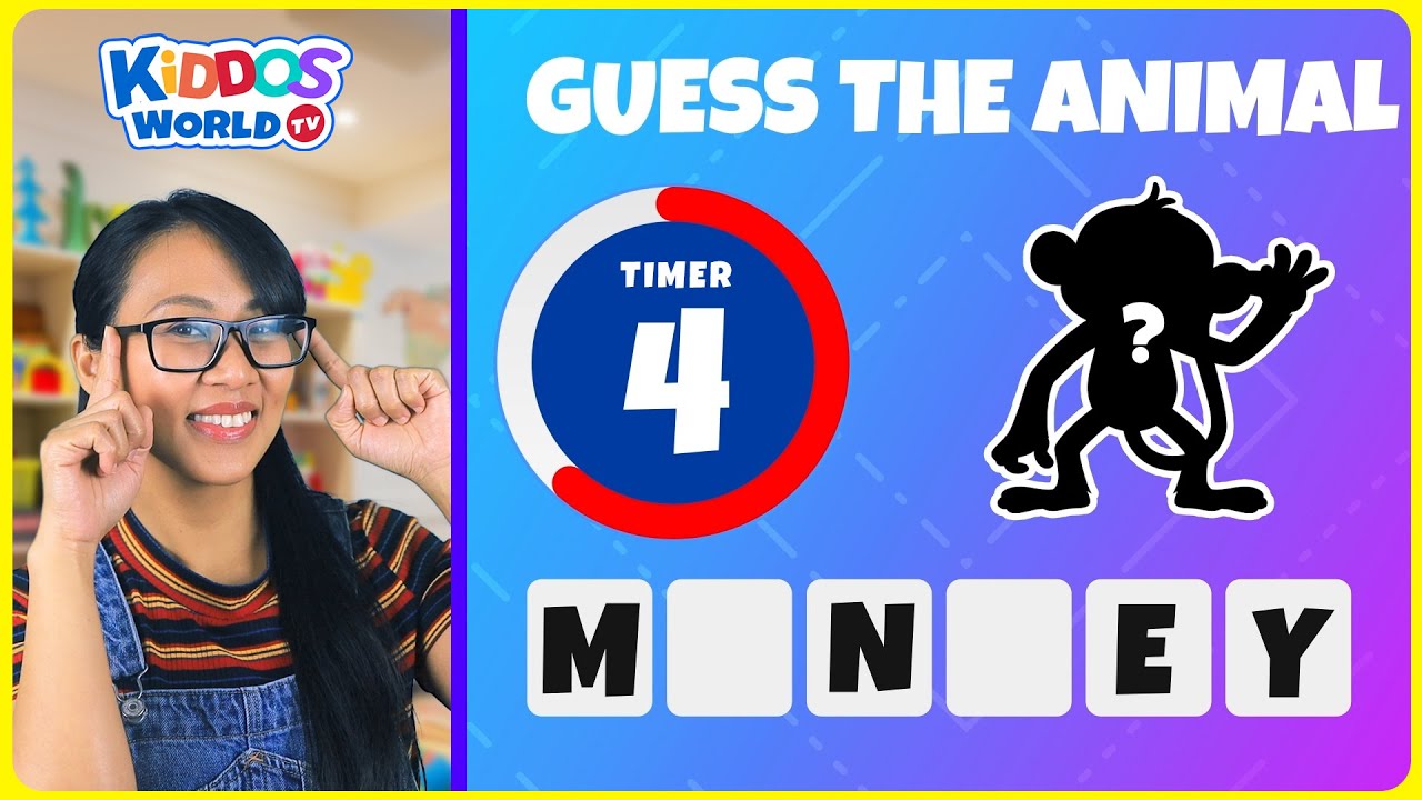 Guess The Animal Names with Missing Letters - Learn Animal Fun Facts