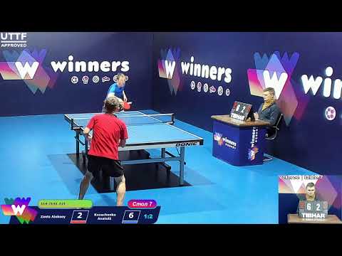 Zaets Aleksey - Kozachenko Anatolii. WINners. CUP Table Tennis 7 01.01.2021 11:15
