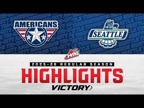Tri-City Americans at Seattle Thunderbirds 9/20 | WHL Highlights 2025-26