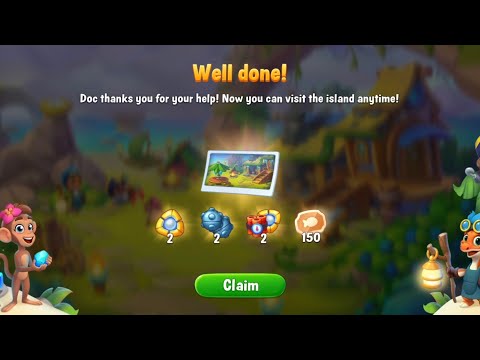 Fishdom Misty Island Event from Beginning to Last 4 Steps. Got Some Rewards.