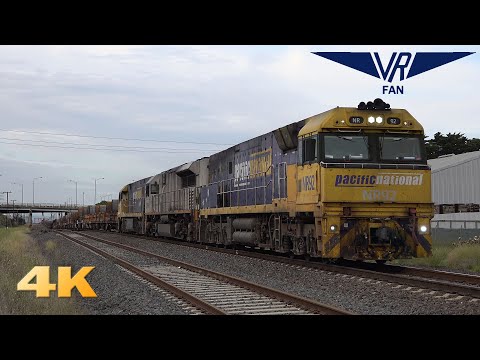 Freight and Passenger Trains at McIntyre Loop: Australian Trains