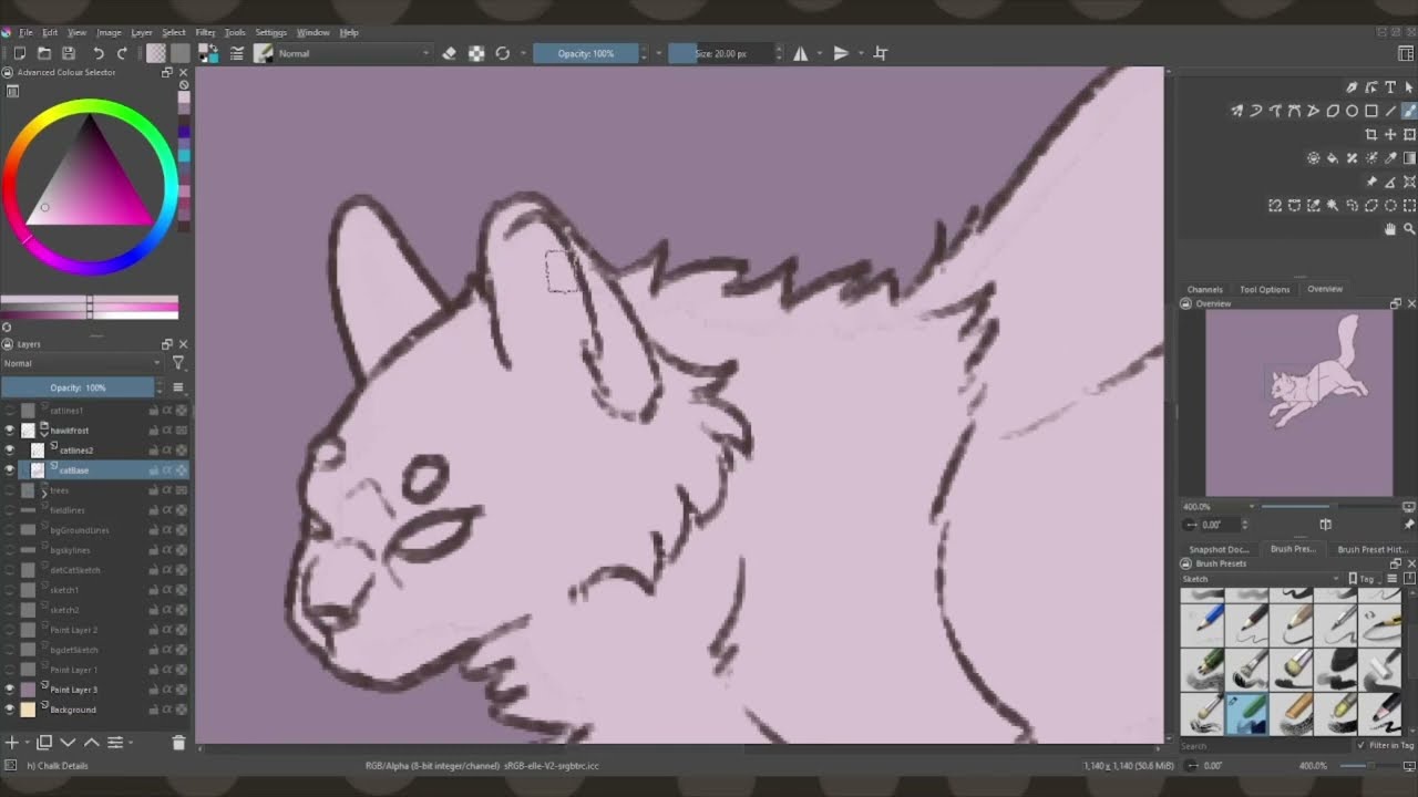 Warrior Cats: Hawkfrost | Drawing Process