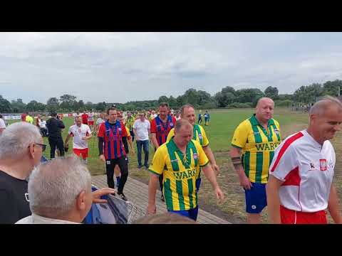 100-lecie KS WARKA - FRAGMENTY MECZU OLDBOYÓW Z BYŁYMI GWIAZDAMI REPREZENTACJI POLSKI