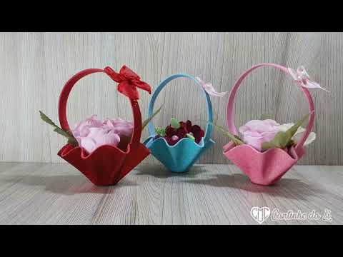 Faça Voce Mesmo Cestinha para Lembrancinha com Caixa de Ovos .#diy #Lembrancinha #cesta