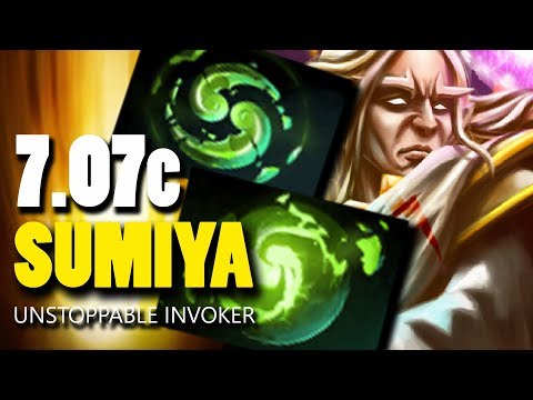 7.07c!!!  Sumiya Invoker Dota 2 - UNSTOPPABLE INVOKER - Dota 2 7.07c