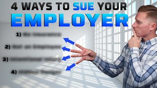 4 WAYS to SUE your EMPLOYER for your Work Comp injury! (Brief Guide)