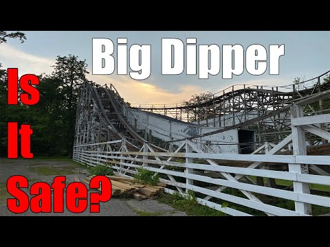 On-ride point of view of Big Dipper