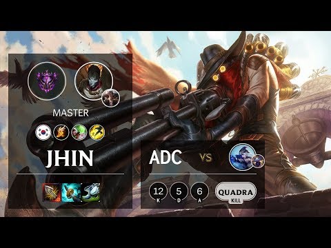 Jhin ADC vs Ashe - KR Master Patch 10.12
