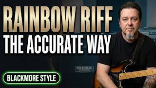 Master this Rainbow song: Man On The Silver Mountain Guitar Lesson