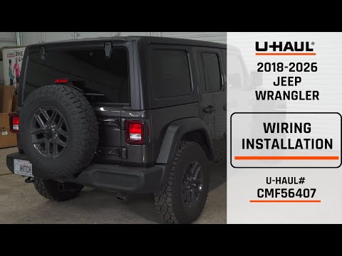2018-2026 Jeep Wrangler | U-Haul Trailer Wiring Installation | CMF56407