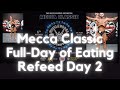 Mecca Classic Refeed Day 2. One Day out. Whole Day of eating. AlishFitness London, UK