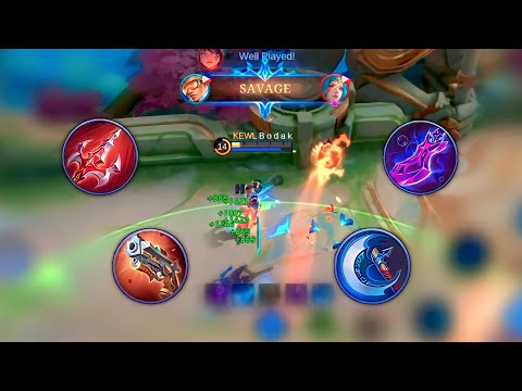 BRUNO BURST DAMAGE BUILD | GOLDLANE BRUNO BEST BUILD AND EMBLEM - MLBB