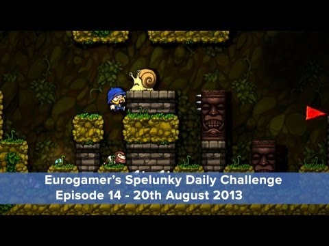 Spelunky Daily Challenge: Episode 14 - Tense times in the jungle!