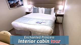 Tour of interior cabin (B730 Cat ID) on Enchanted Princess