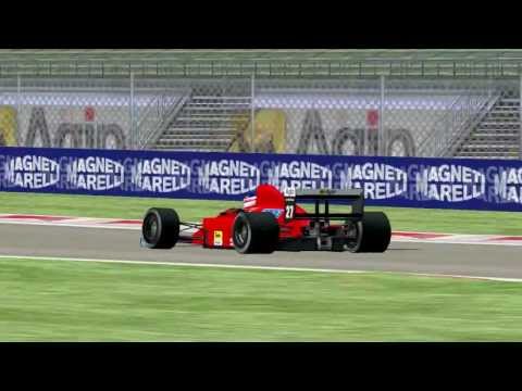 [F1C] Scuderia Ferrari SpA SEFAC 640 @ San Marino with Nigel Mansell (Mod C&D 1989) [HD]