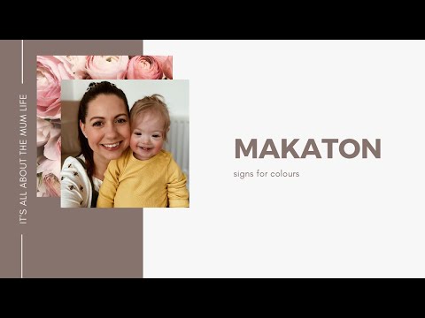 Screenshot of video: Makaton Colours