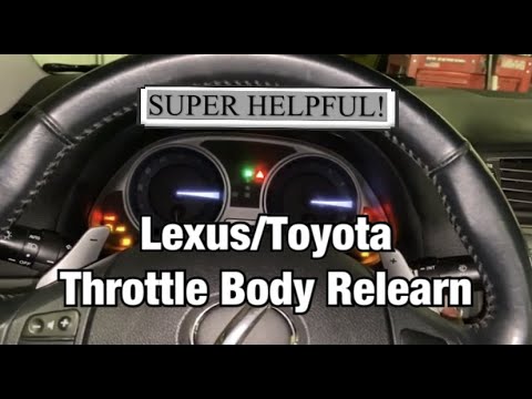 Lexus/Toyota Throttle Body Re-Learn