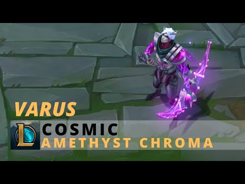 Cosmic Varus Amethyst Chroma - League Of Legends
