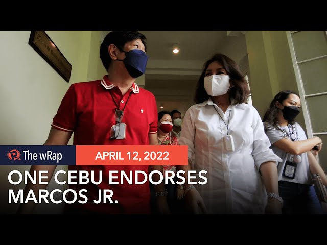 Garcia-led One Cebu endorses Marcos for president