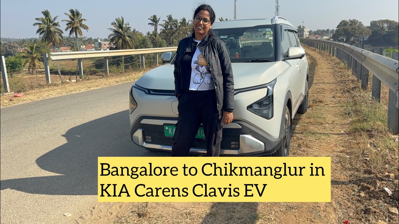Bangalore to Chikmagalur in an EV ⚡ | How Many Charges? Kia Carens Clavis EV Trip
